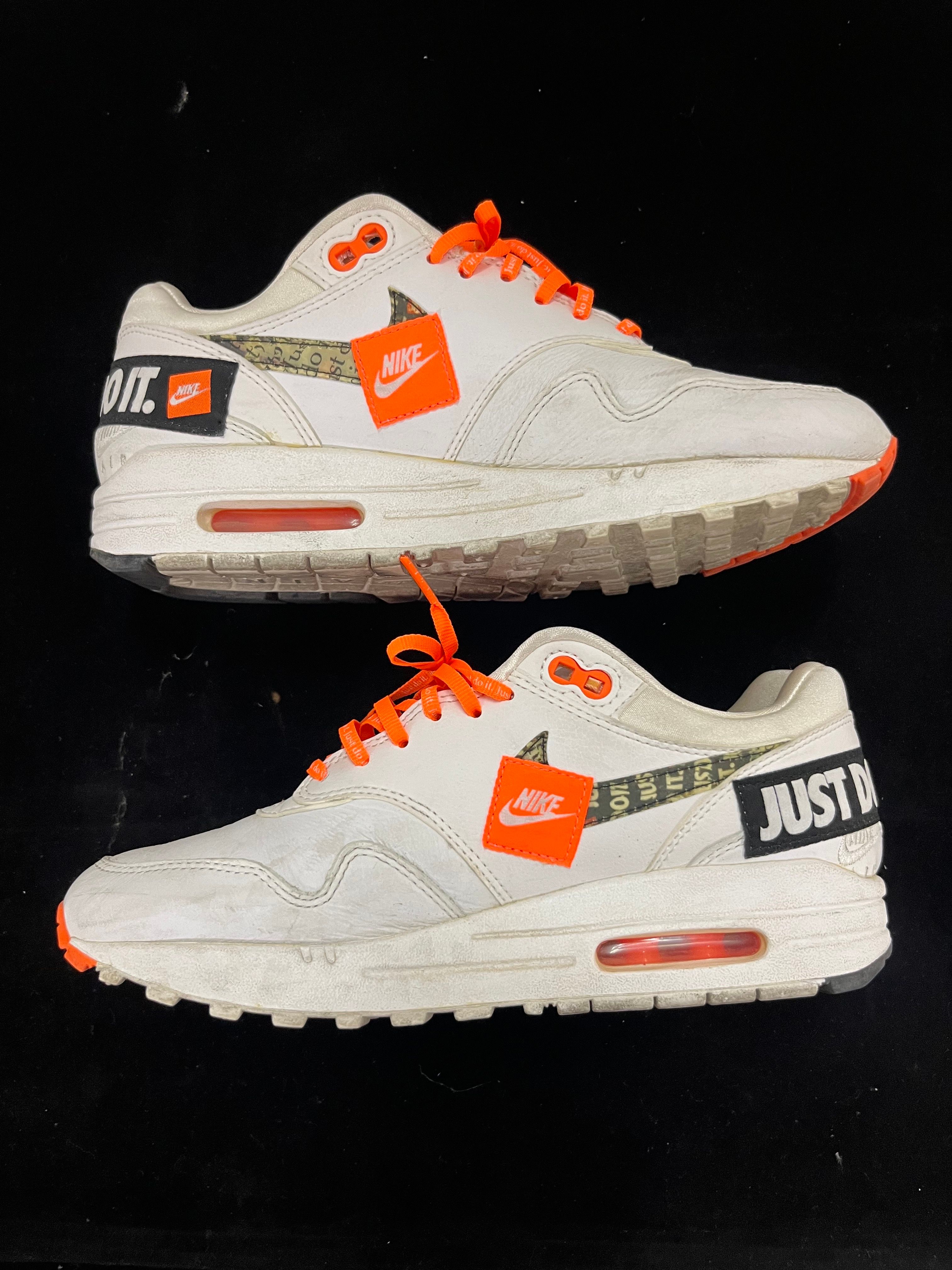 NIKE Women's AIR MAX 1 "WHITE JUST DO IT COLLECTION"