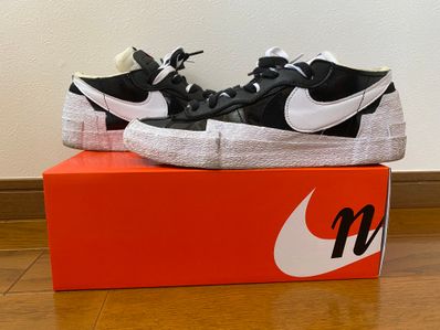 sacai × Nike Blazer Low "Black Patent Leather"