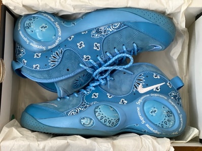 Supreme × Nike Air Zoom Flight 95 SP "University Blue/White"