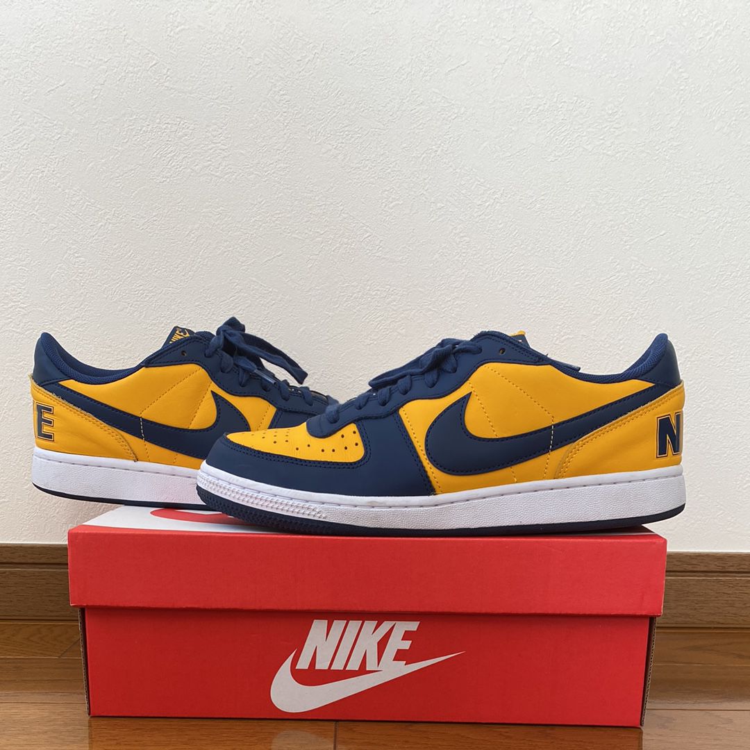 Nike Terminator Low "University Gold and Navy/Michigan"