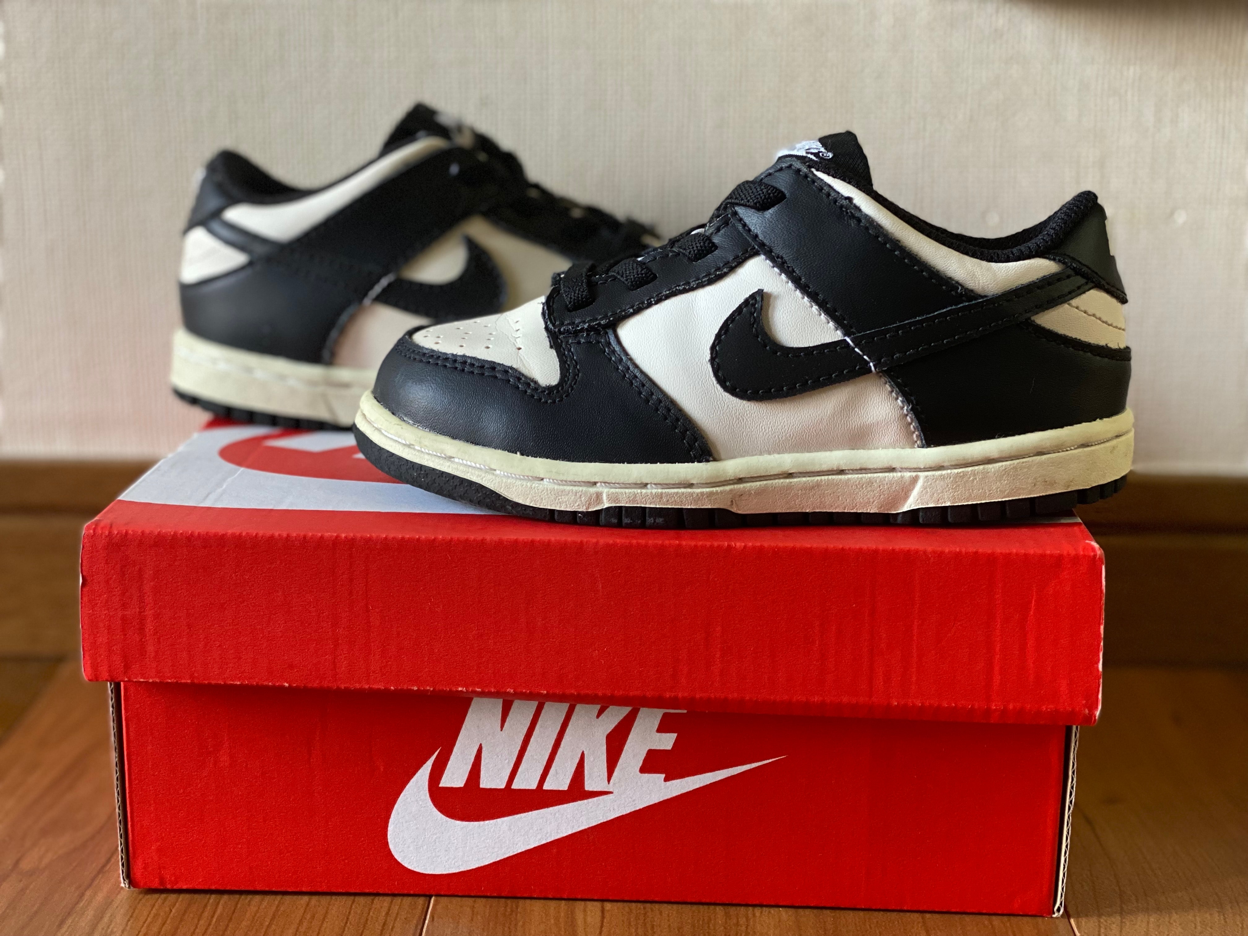 Nike TD Dunk Low "White/Black"