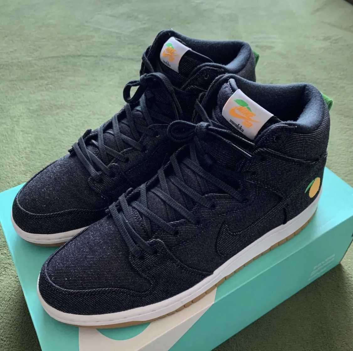 Nike SB Dunk High Pro Momofuku "Black/White/Laser Orange/Black"