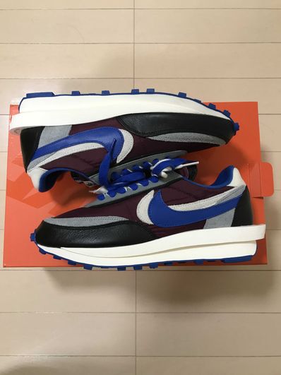 UNDERCOVER × sacai × Nike LD Waffle "Night Maroon/Pale Ivory-Ground Grey-Team Royal"