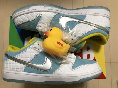 FTC × Nike SB Dunk Low "White/Blue"
