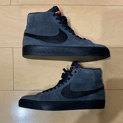 Nike SB Blazer Mid Orange Label "Dark Grey"