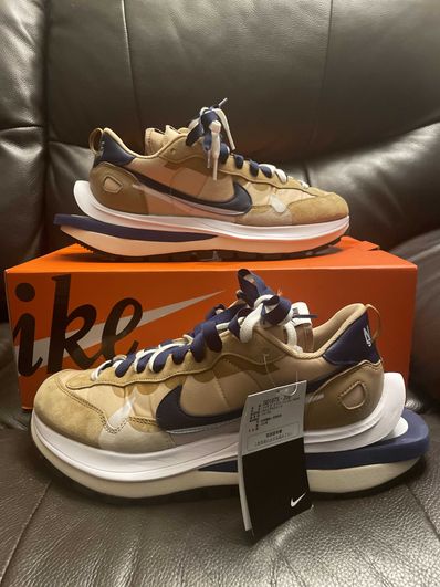 Sacai × Nike Vapor Waffle "Sesame And Blue Void"