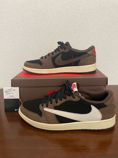 Travis Scott × Nike Air Jordan 1 Low OG SP-T "Black/Dark Mocha"