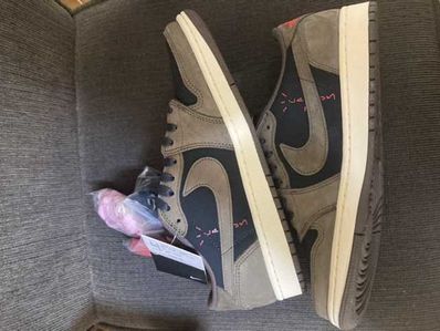 Travis Scott × Nike Air Jordan 1 Low OG SP-T "Black/Dark Mocha"