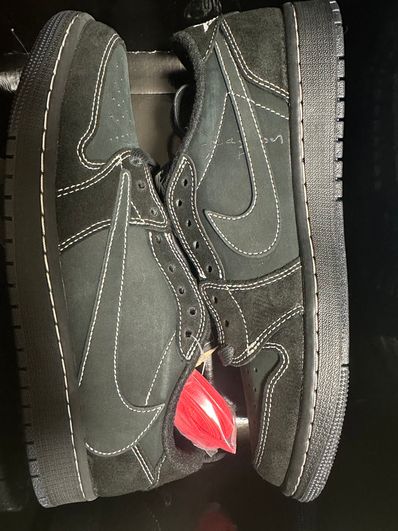 Travis Scott × Nike Air Jordan 1 Low OG SP "Black Phantom"
