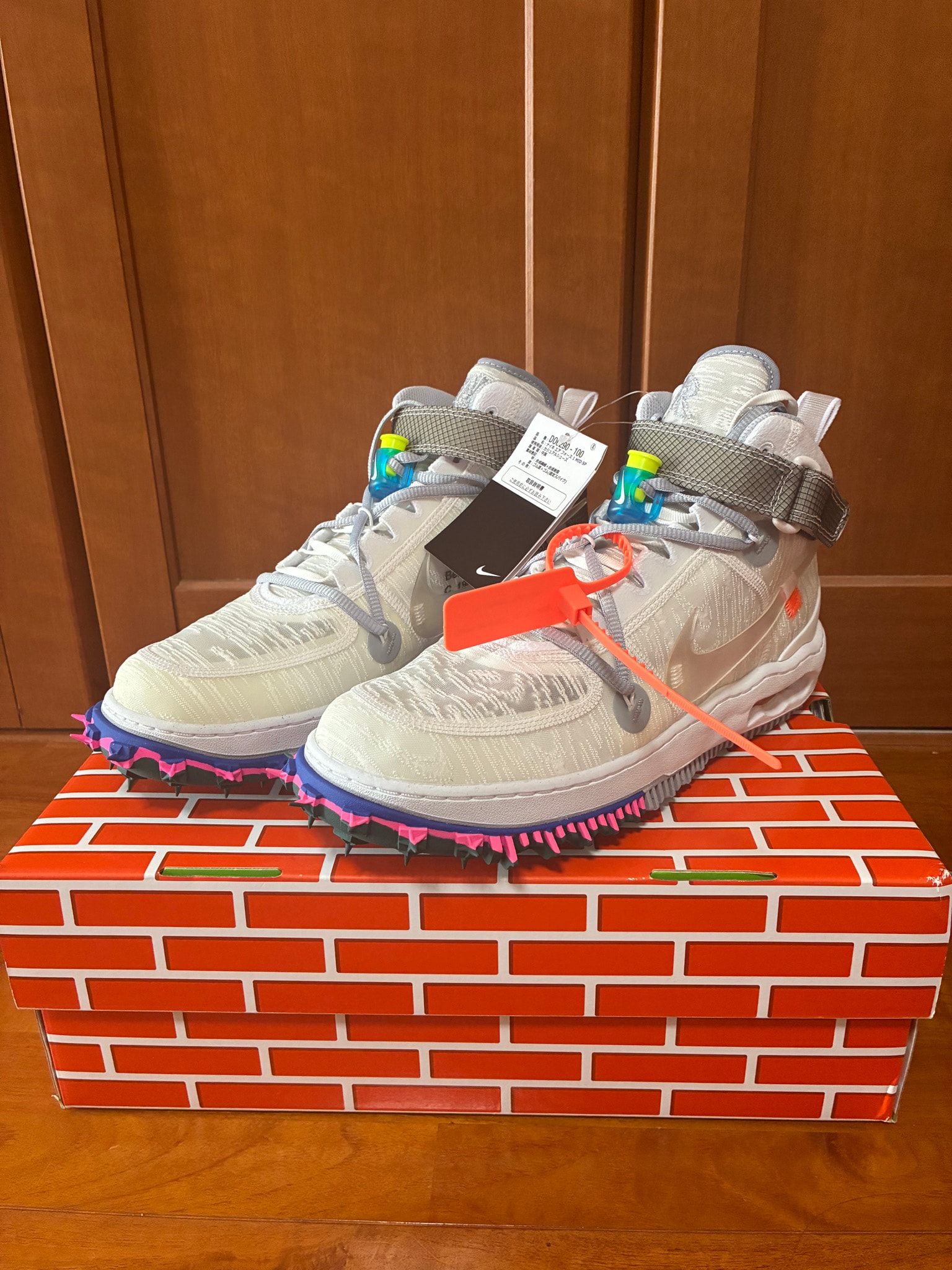 Off-White × Nike Air Force 1 Mid "White"