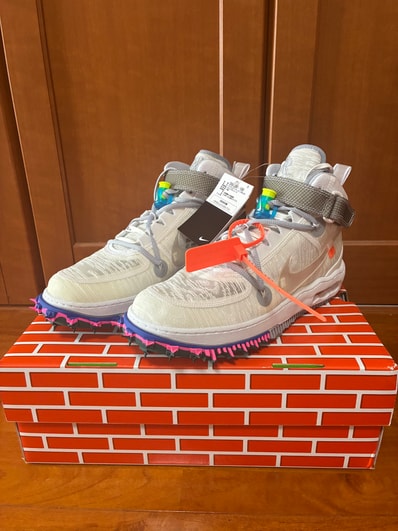 Off-White × Nike Air Force 1 Mid "White"
