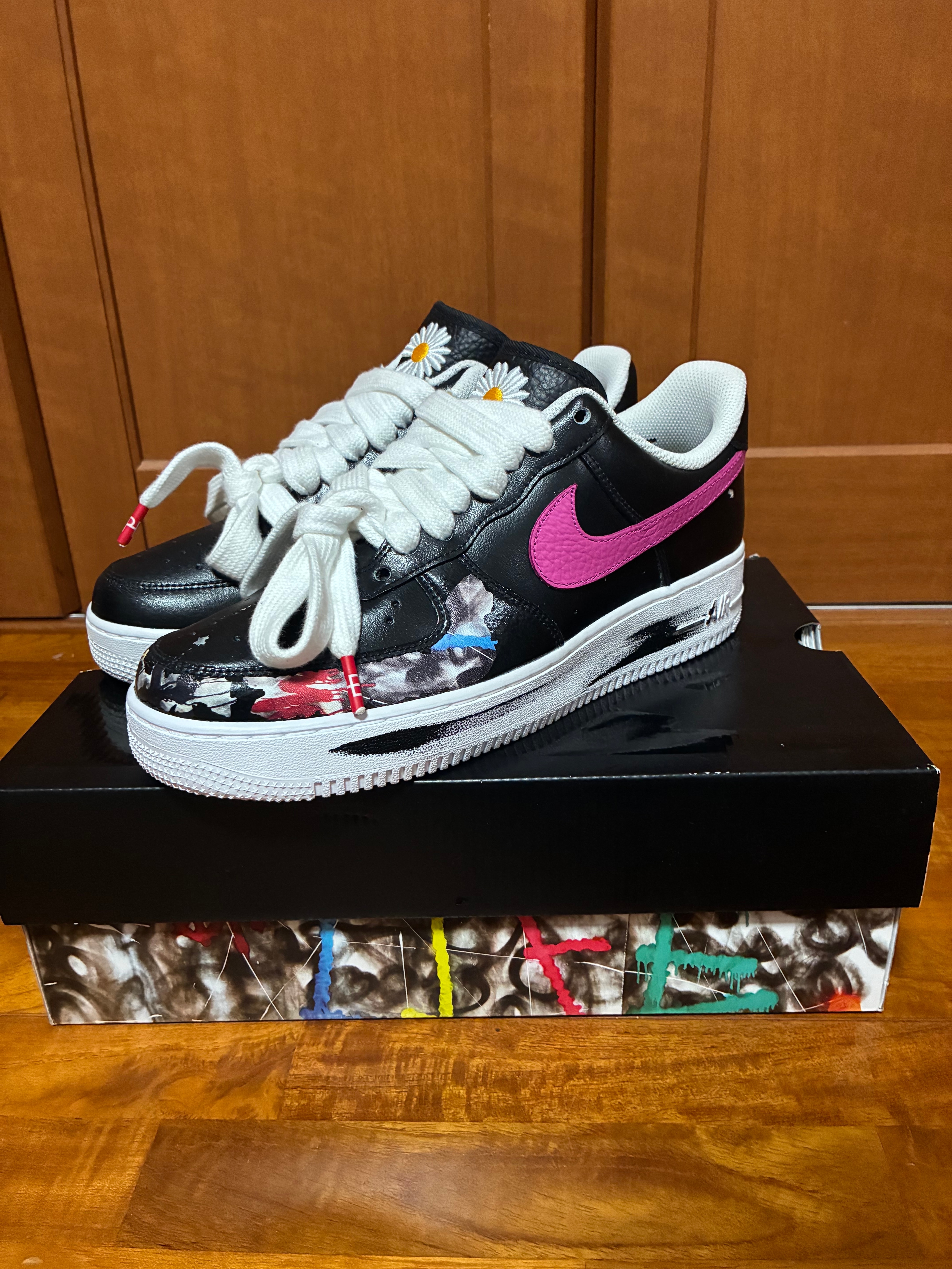 PEACEMINUSONE × Nike Air Force 1 Low '07 Para-Noise 3.0 "Black and Multi-Color" / G-DRAGON