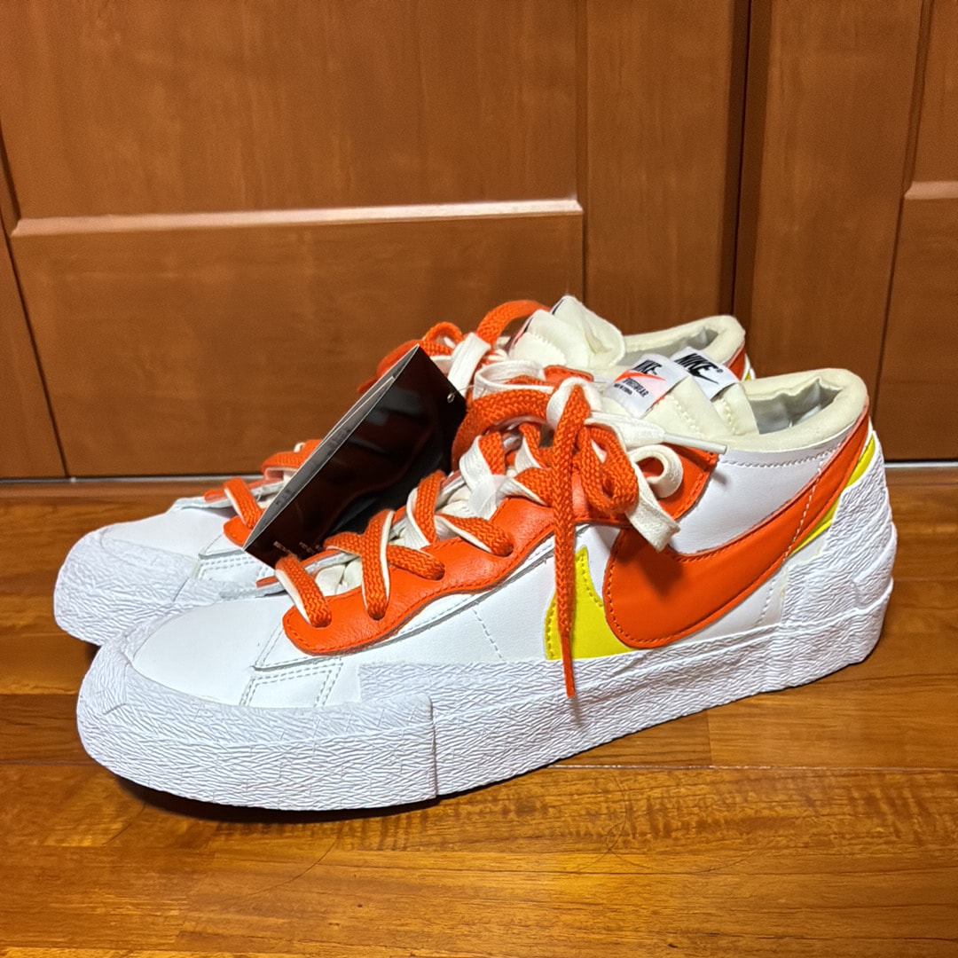 SACAI × NIKE BLAZER LOW "MAGMA ORANGE"