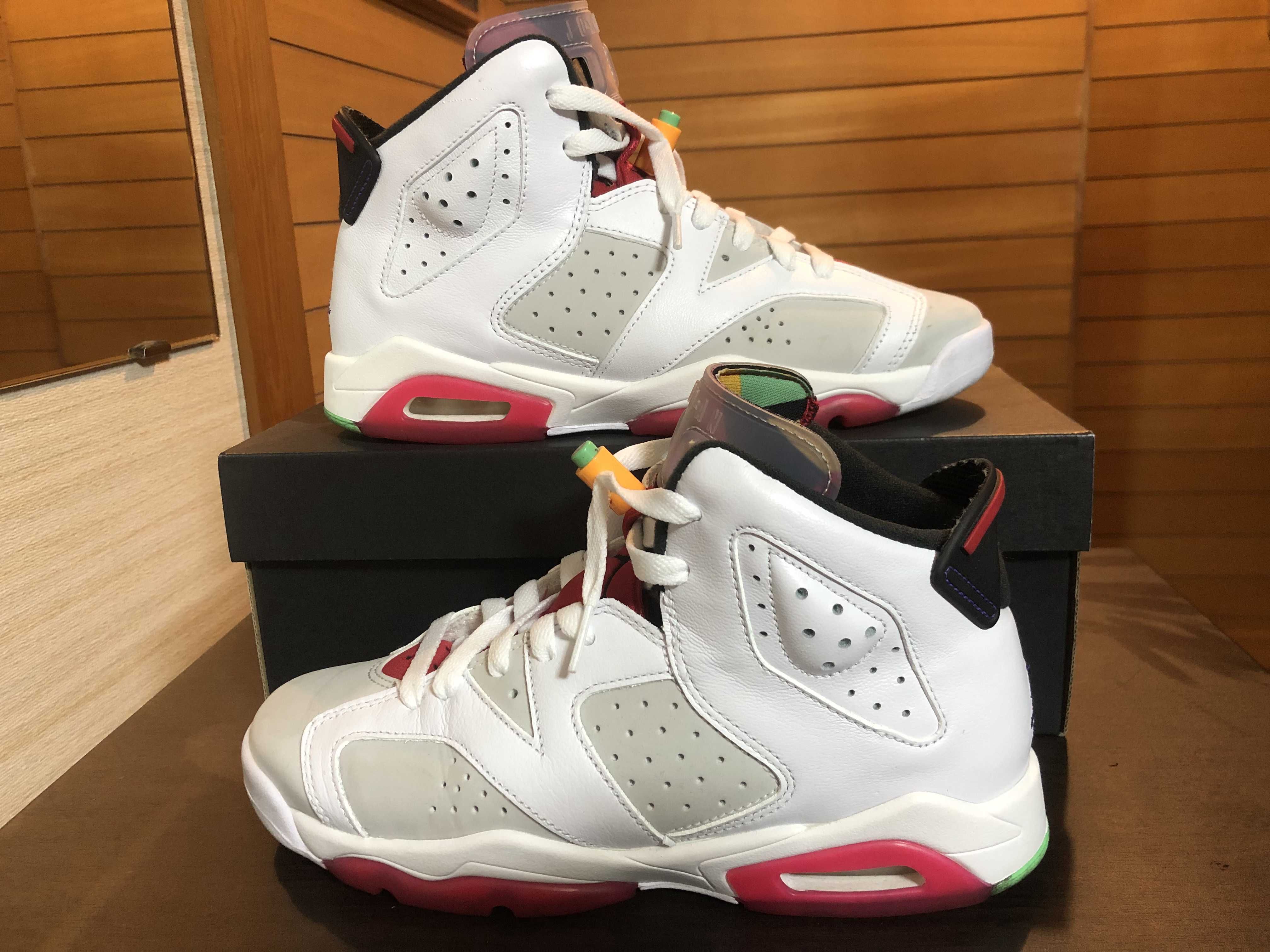 NIKE AIR JORDAN 6 GS "NEUTRAL GREY / HARE"
