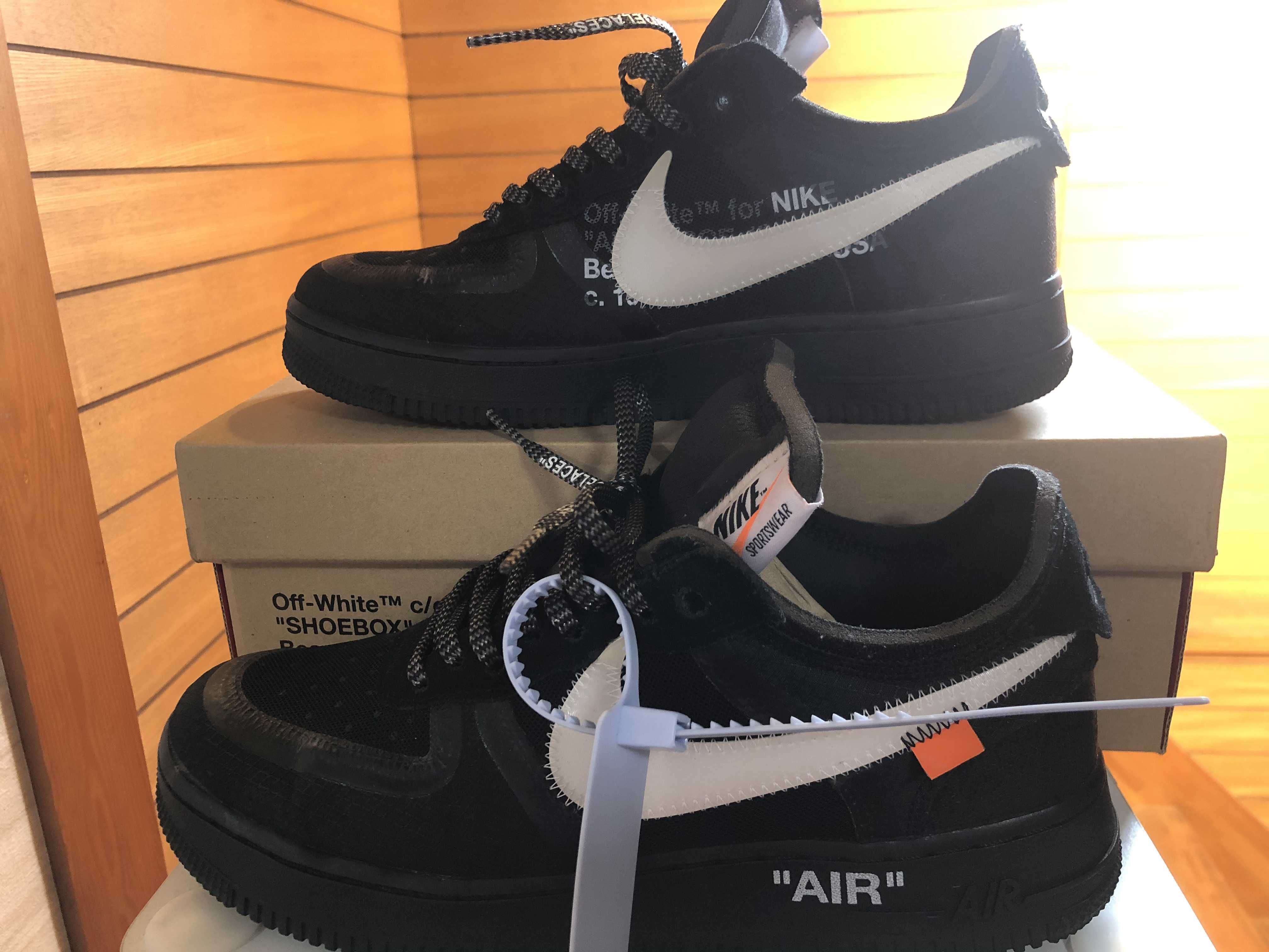 Off-White × Nike Air Force 1 Low "Black"
