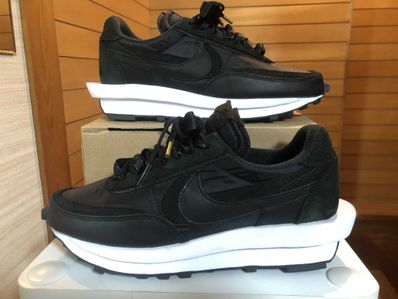 sacai × Nike LDV Waffle "Triple Black"