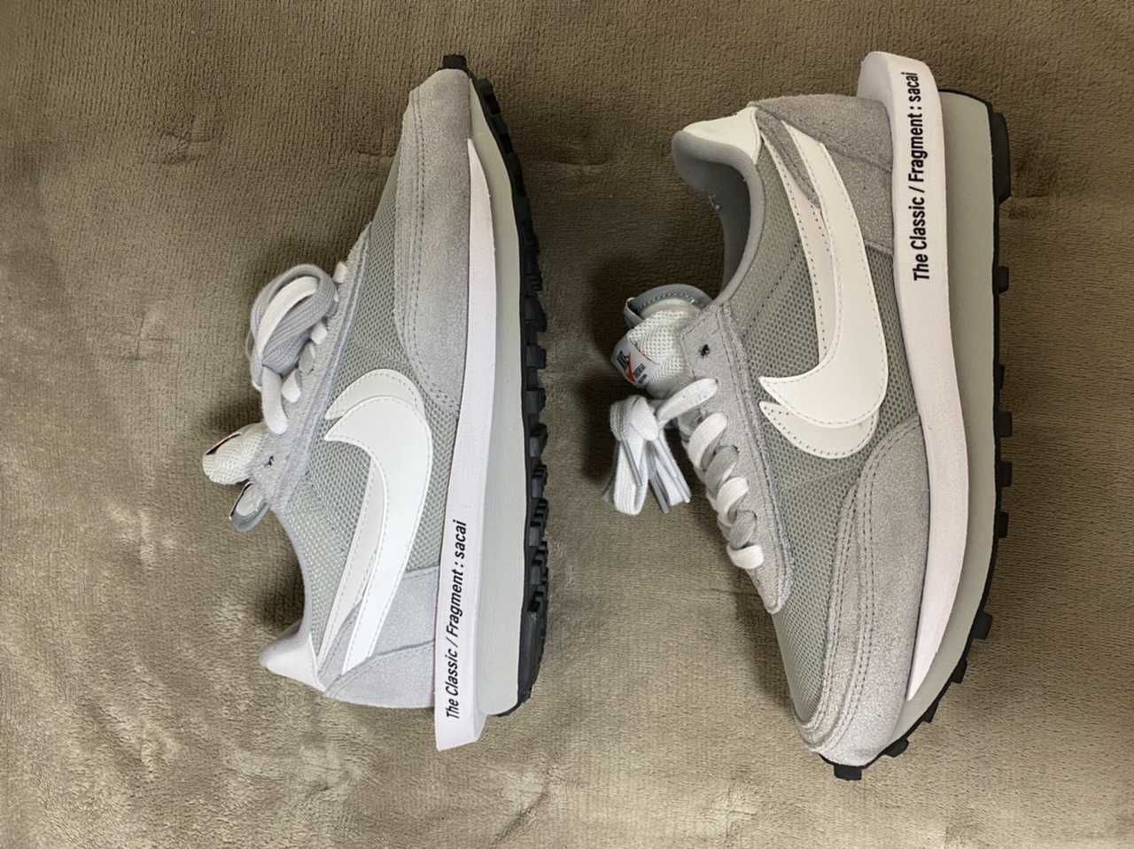 Fragment × sacai × Nike LD Waffle "Light Smoke Grey"