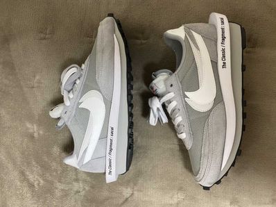 Fragment × sacai × Nike LD Waffle "Light Smoke Grey"