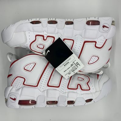 NIKE AIR MORE UPTEMPO "WHITE/VARSITY RED" (2021)