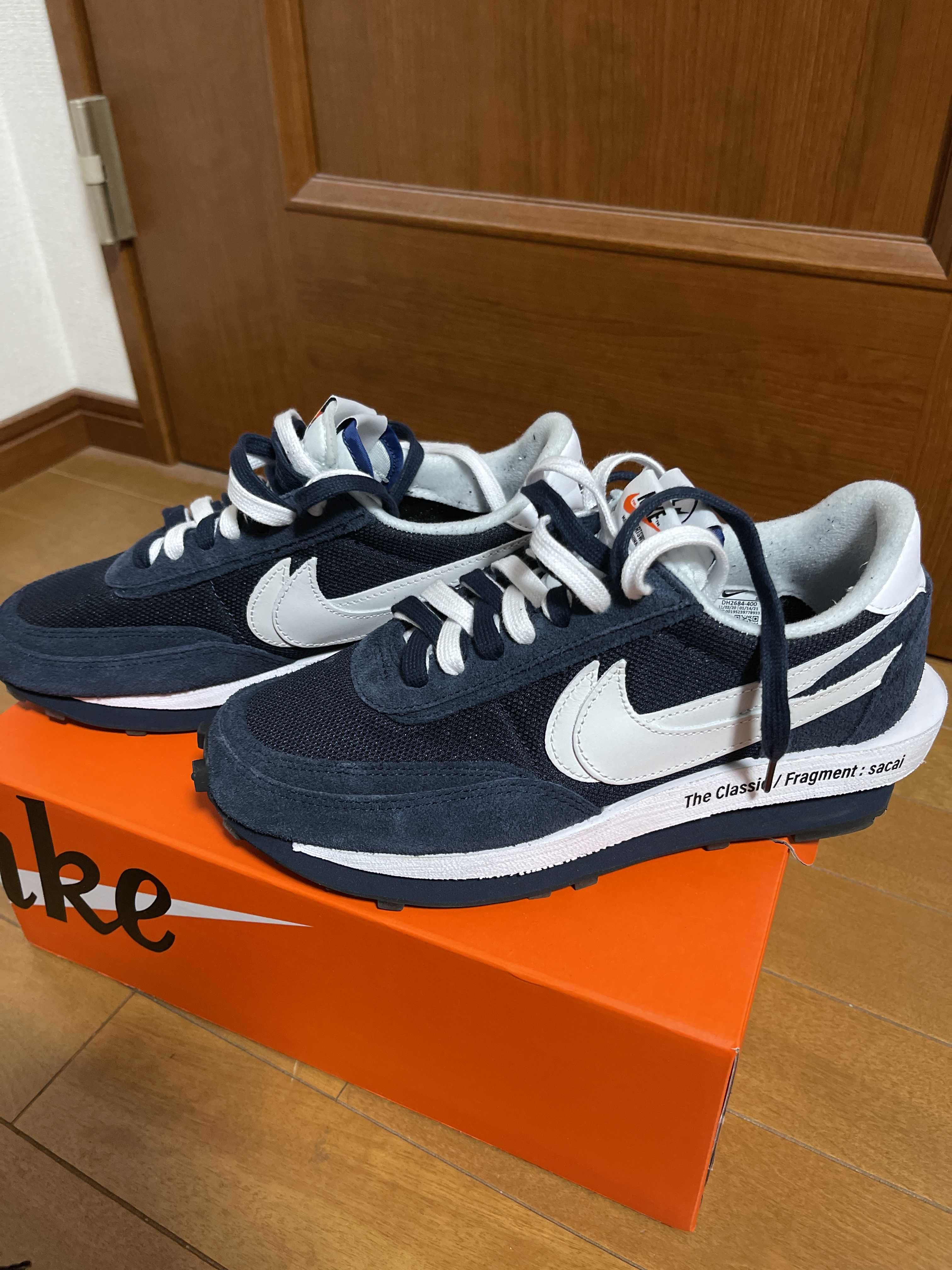 Fragment × sacai × Nike LD Waffle "Blackended Blue"