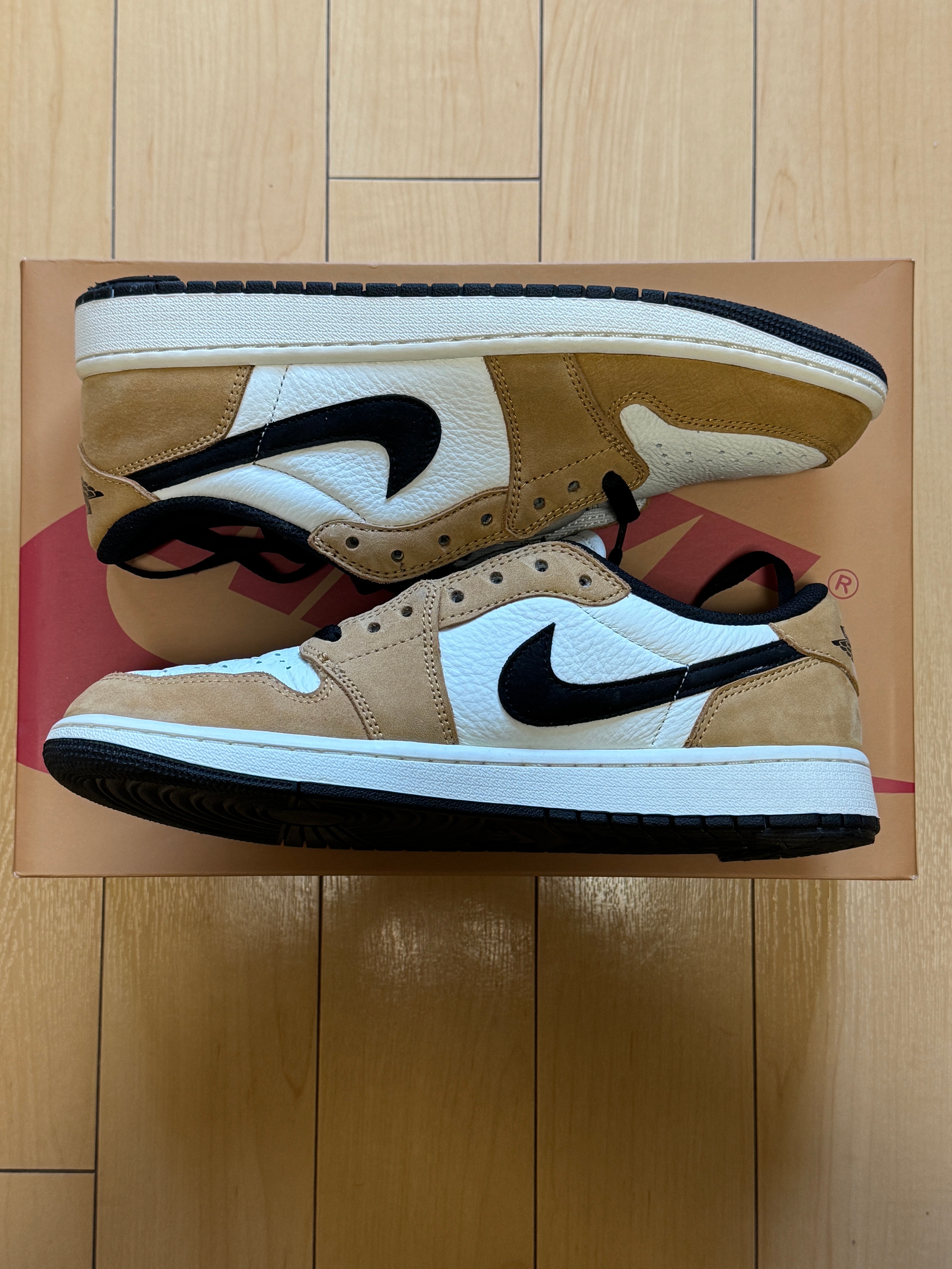 Nike Air Jordan 1 Low OG "Rookie of the Year/Sail and Golden Harvest"