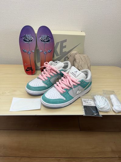 APRIL SKATEBOARDS × Nike SB Dunk Low Pro QS "White and Multi-Color"