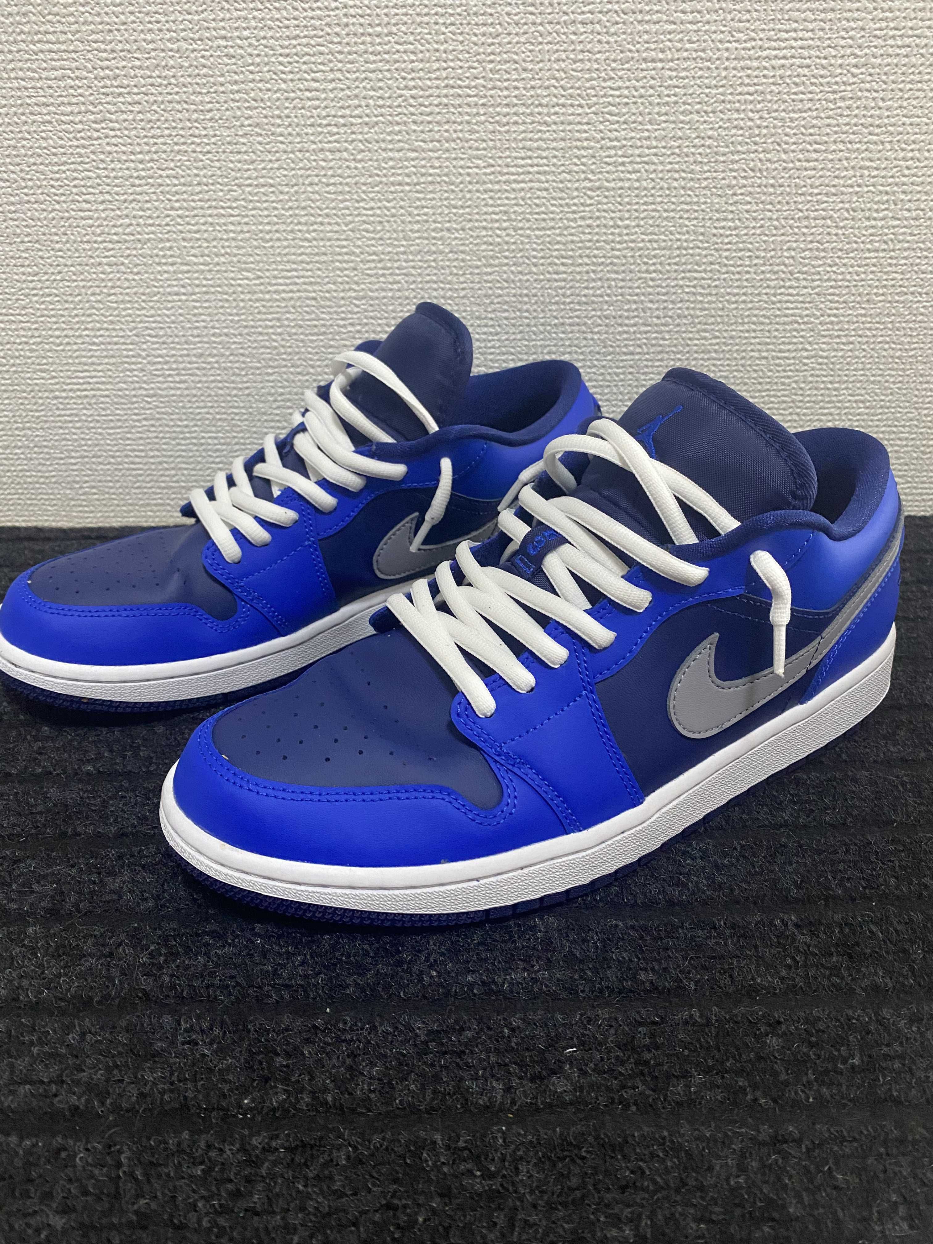 Nike Women's Air Jordan 1 Low "Game Royal/Stealth Blue/Void White"