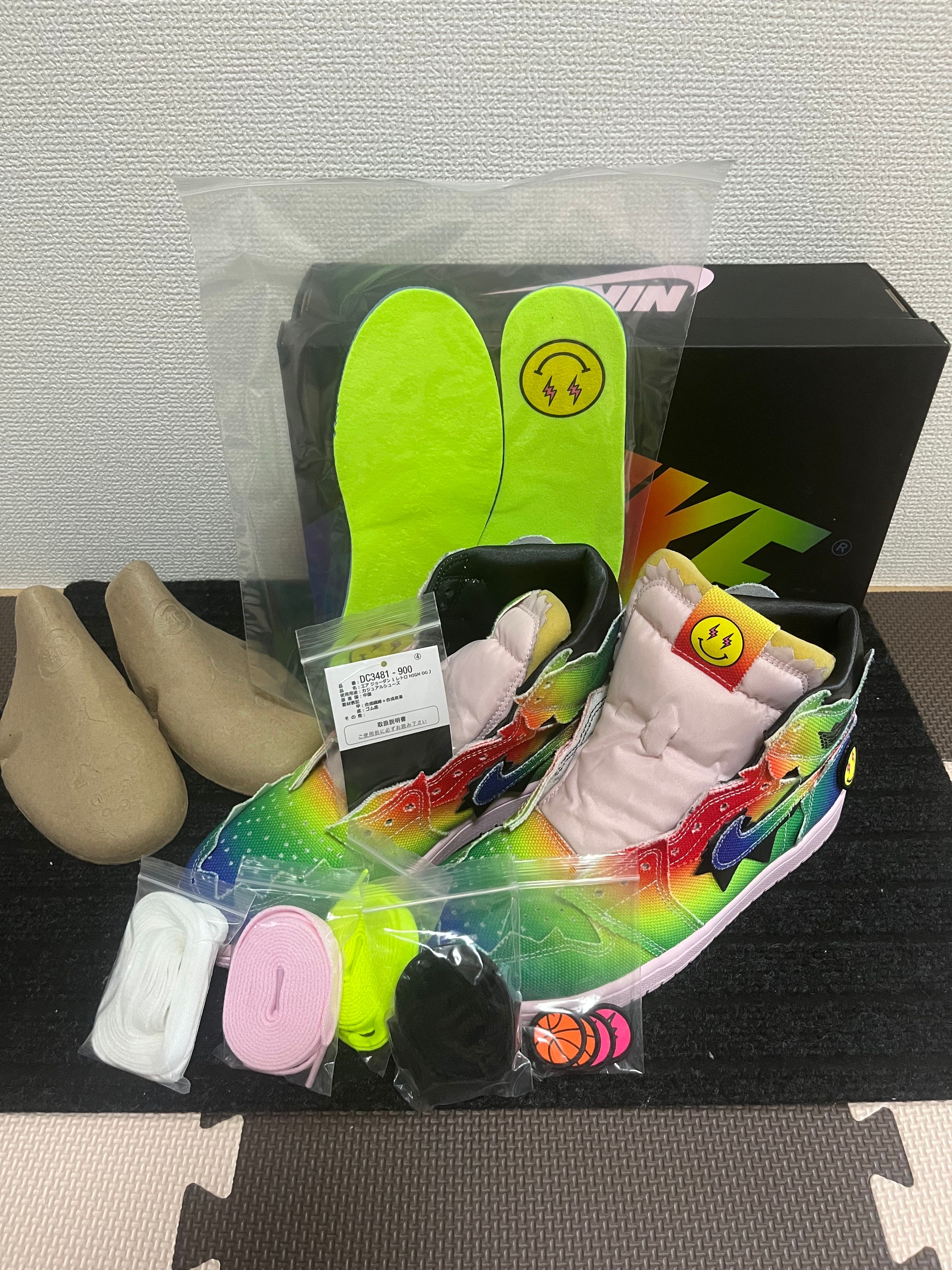 J Balvin × Nike Air Jordan 1 High OG "Rainbow"