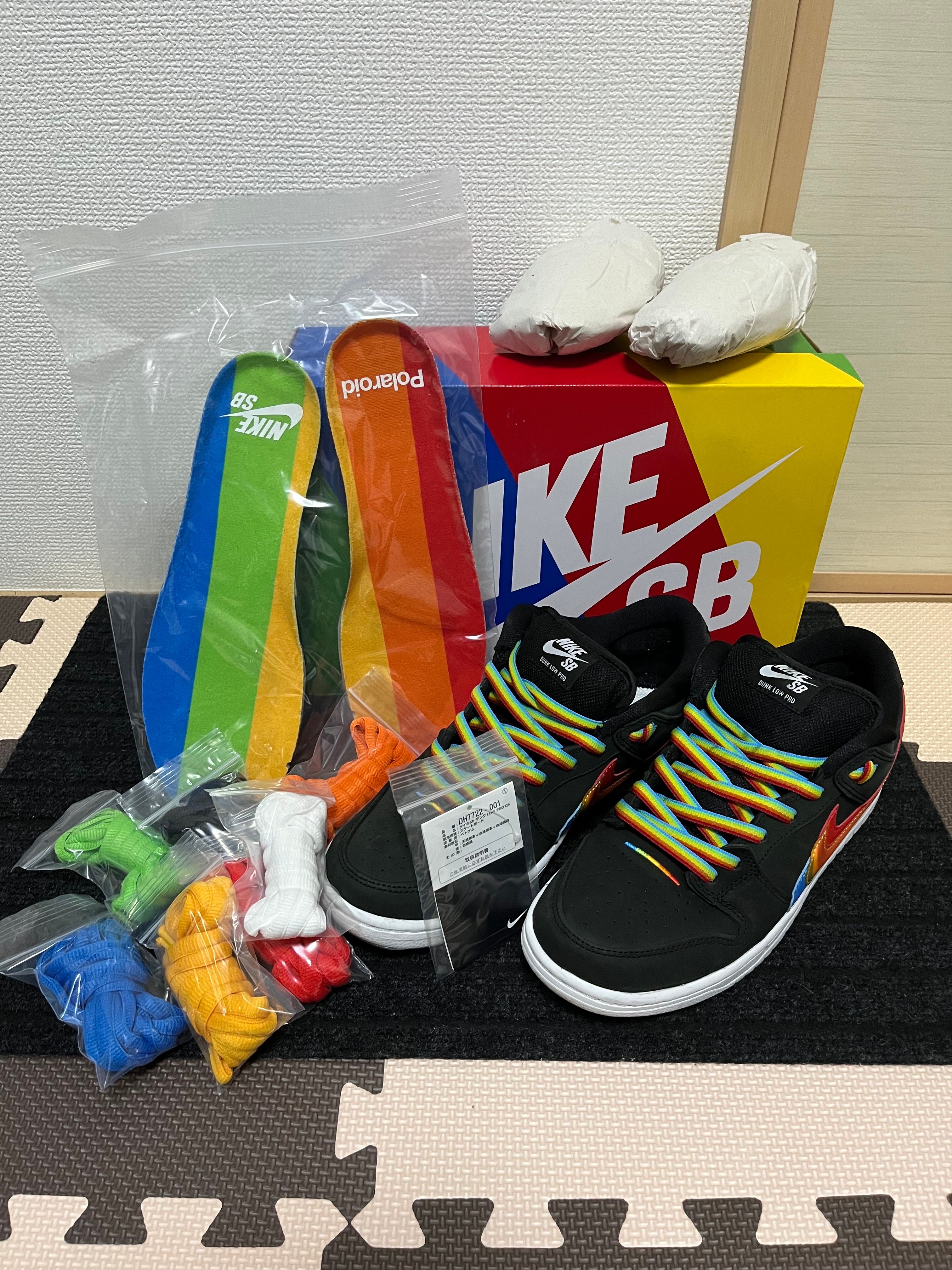 Polaroid × Nike SB Dunk Low Pro QS "Black/White"