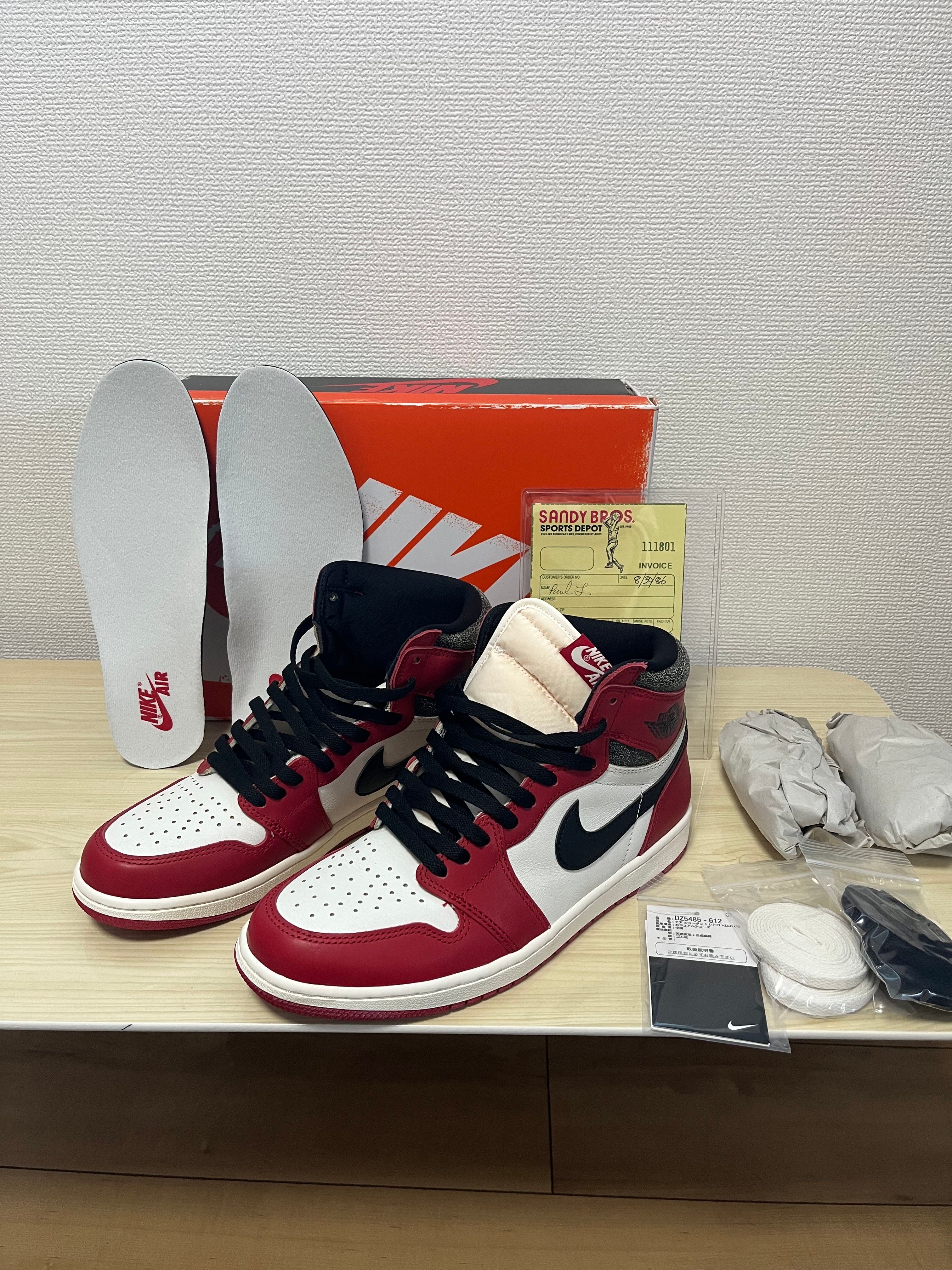 Nike Air Jordan 1 High OG "Lost & Found/Chicago"