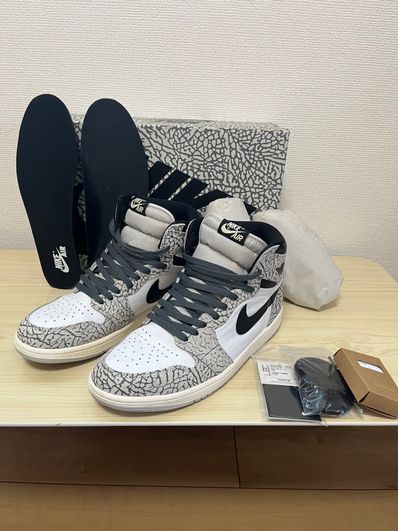Nike Air Jordan 1 High OG "White Cement/Safari"