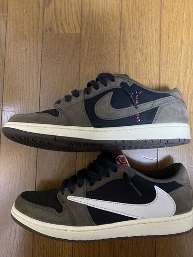 Travis Scott × Nike Air Jordan 1 Low OG SP-T "Black/Dark Mocha"
