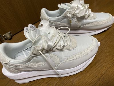 sacai × Nike LDV Waffle "Triple White"