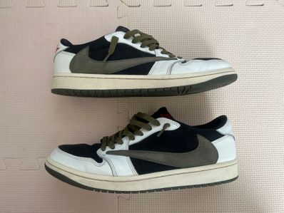 Travis Scott × Nike Women's Air Jordan 1 Low OG "Medium Olive"
