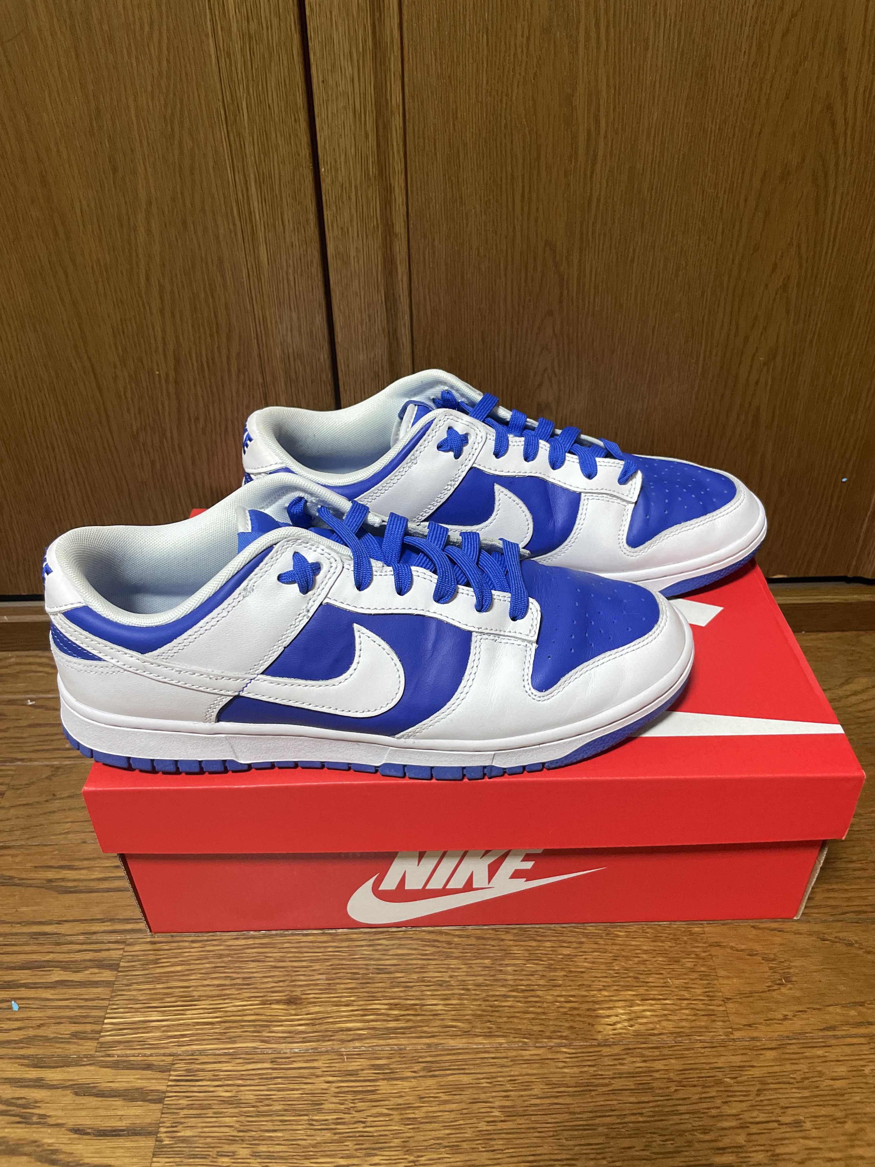 Nike Dunk Low Retro "Racer Blue and White"