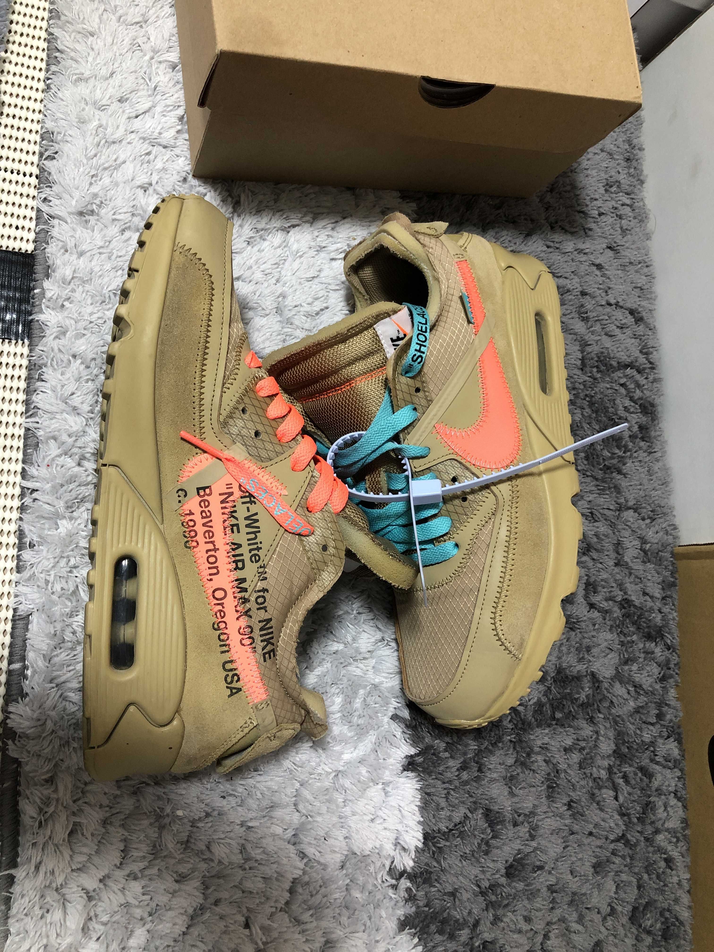 Off-White × Nike Air Max 90 "Desert Ore"