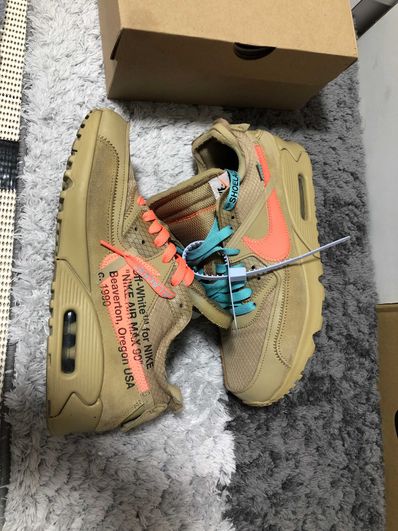 Off-White × Nike Air Max 90 "Desert Ore"