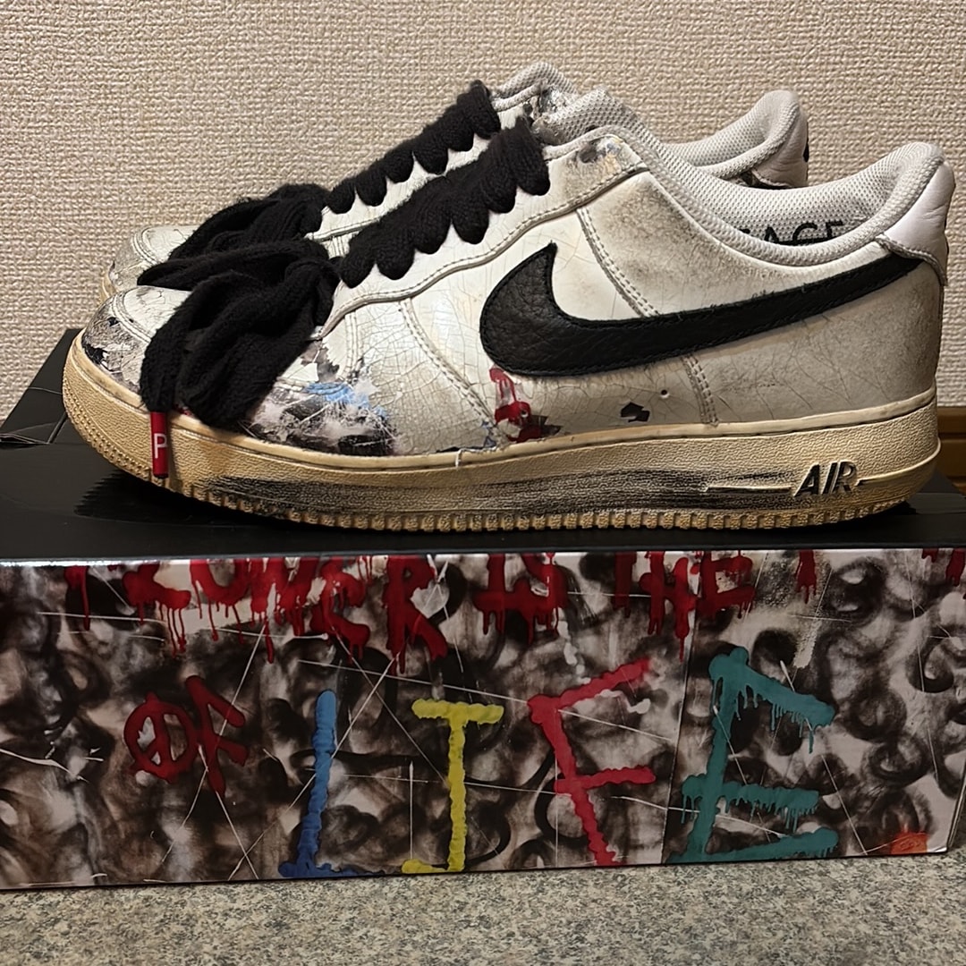 PEACEMINUSONE × Nike Air Force 1 Low "Para-noise/White/Black" / G-DRAGON