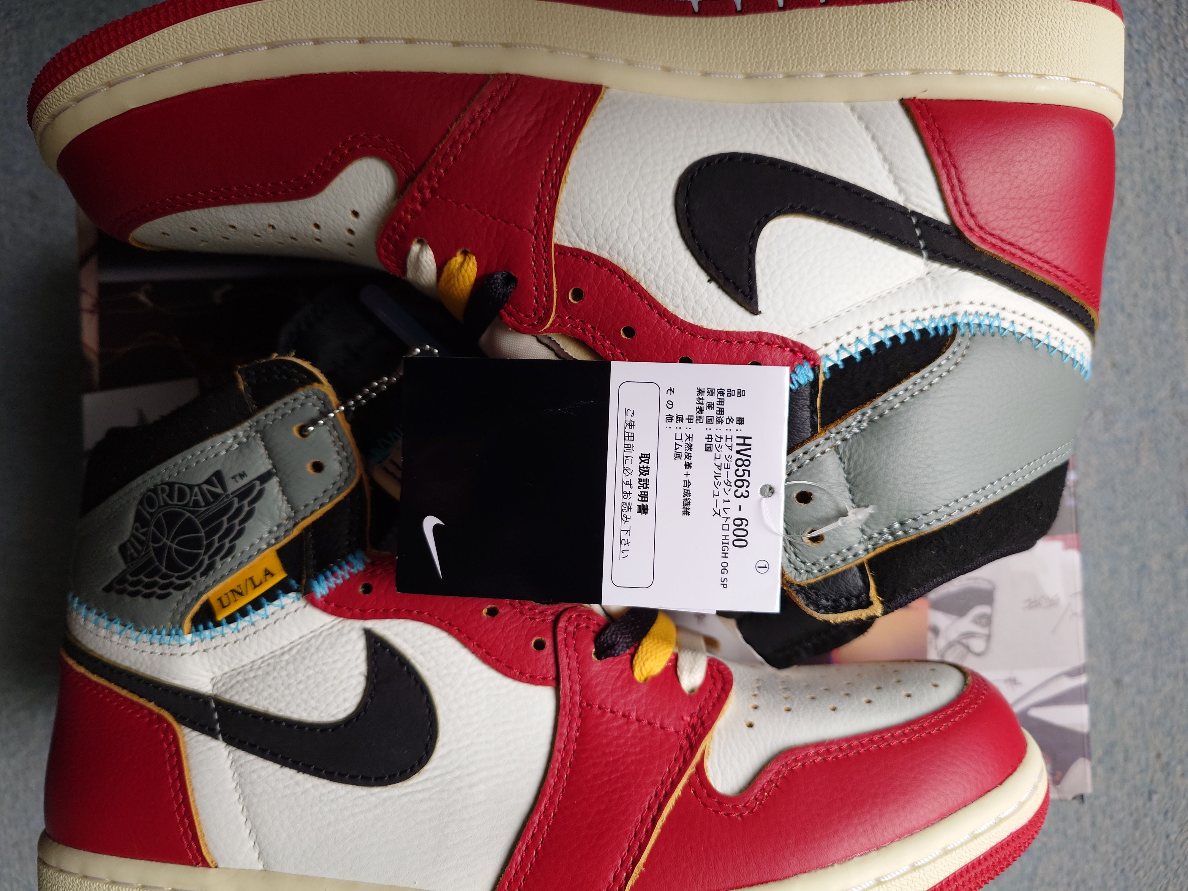UNION × Nike Air Jordan 1 Retro High OG "Chicago/Shadow"