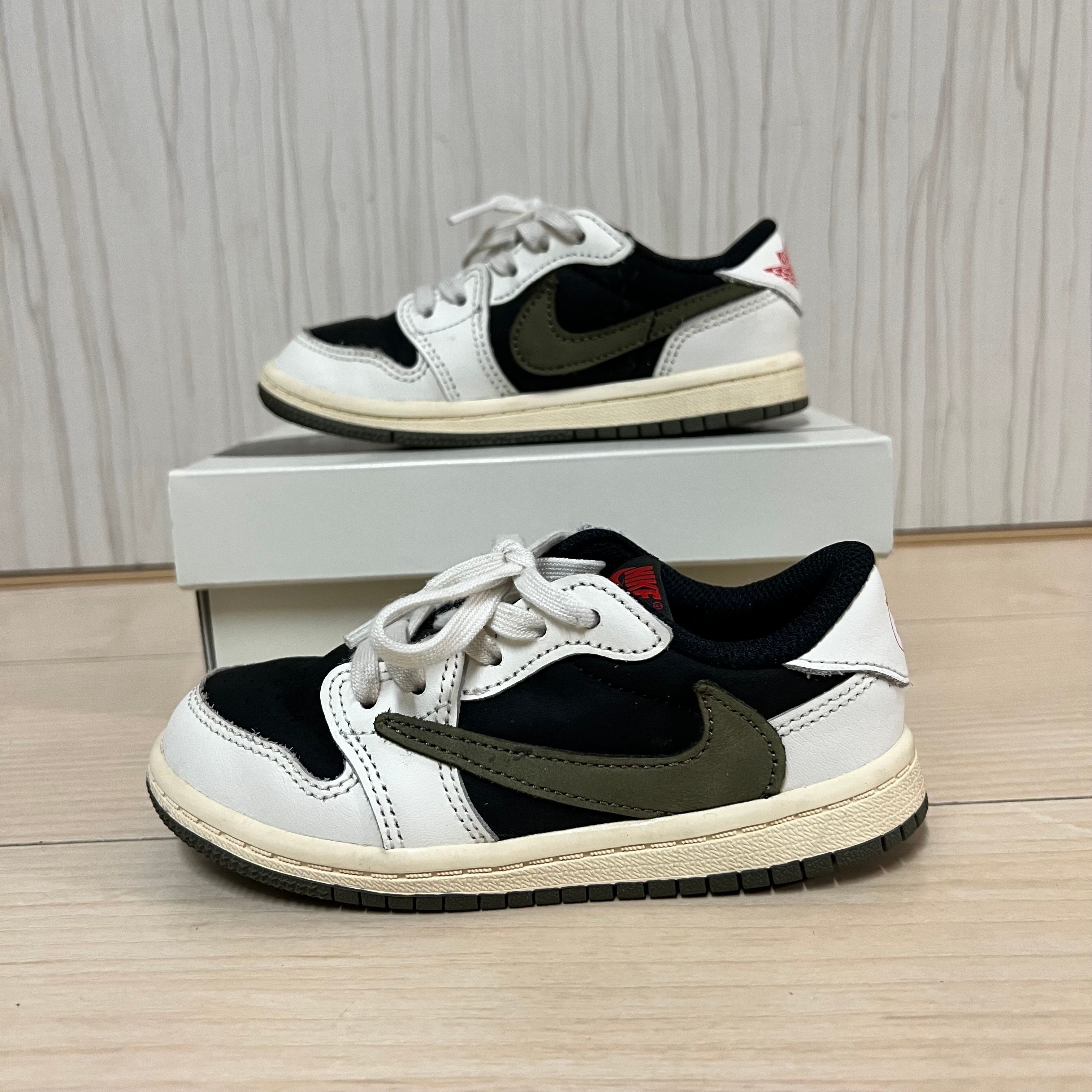 Travis Scott × Nike TD Air Jordan 1 Low OG "Medium Olive"
