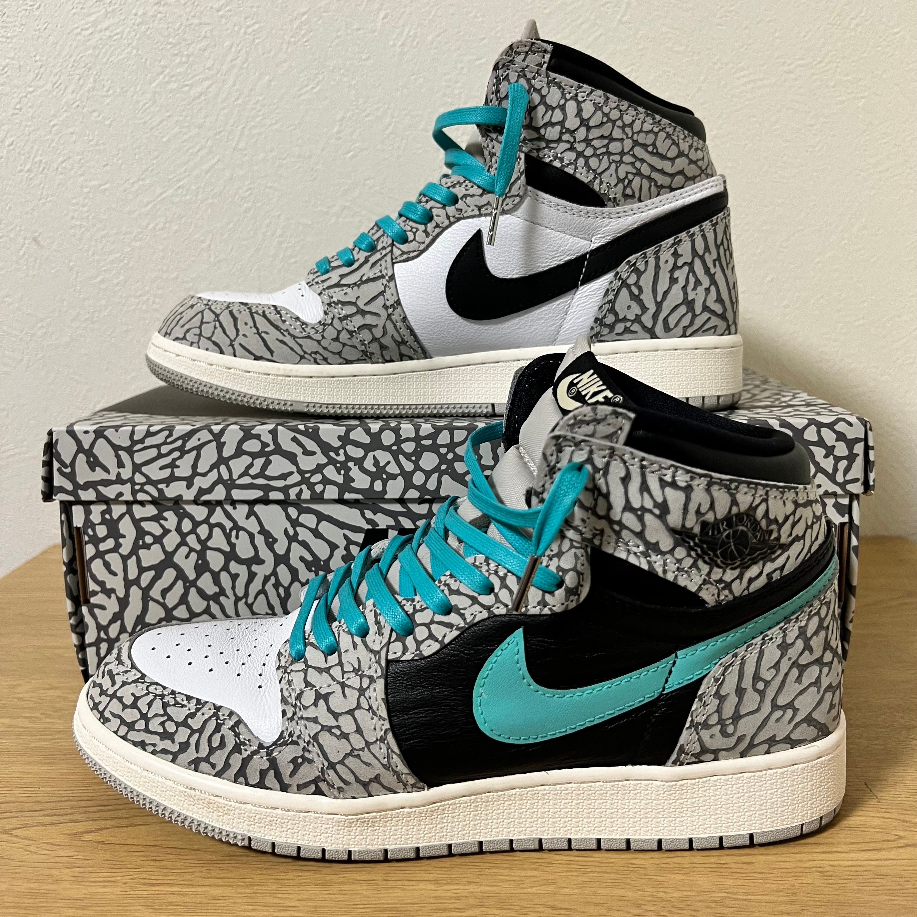 Nike GS Air Jordan 1 High OG "White Cement"