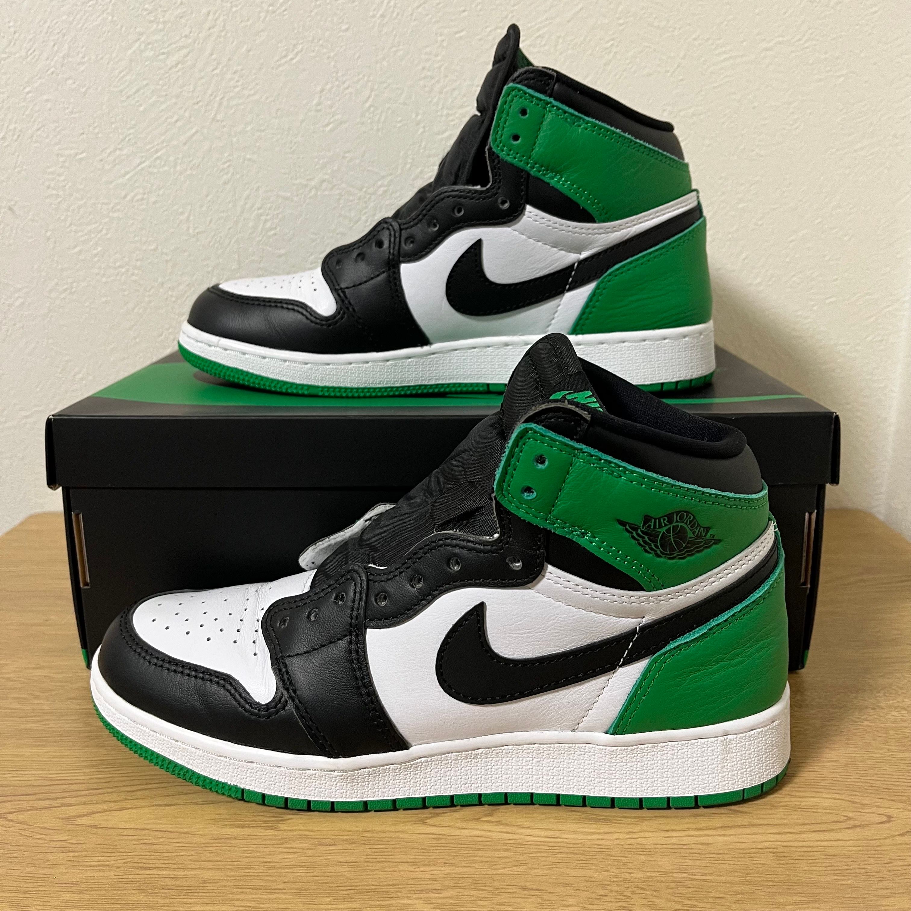 Nike GS Air Jordan 1 Retro High OG "Celtics/Black and Lucky Green" (2023)