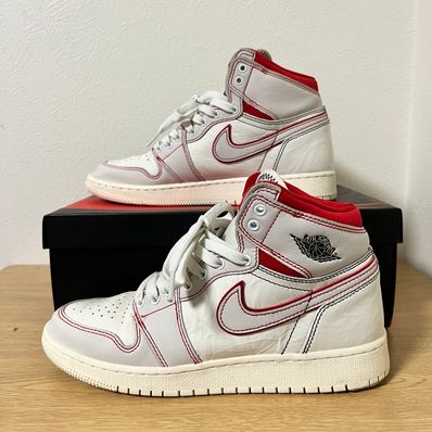 NIKE GS AIR JORDAN 1 RETRO HIGH "PHANTOM GYM RED"