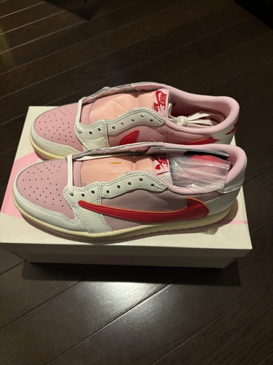 Travis Scott × Nike Air Jordan 1 Retro Low OG "Sail/Tropical Pink"