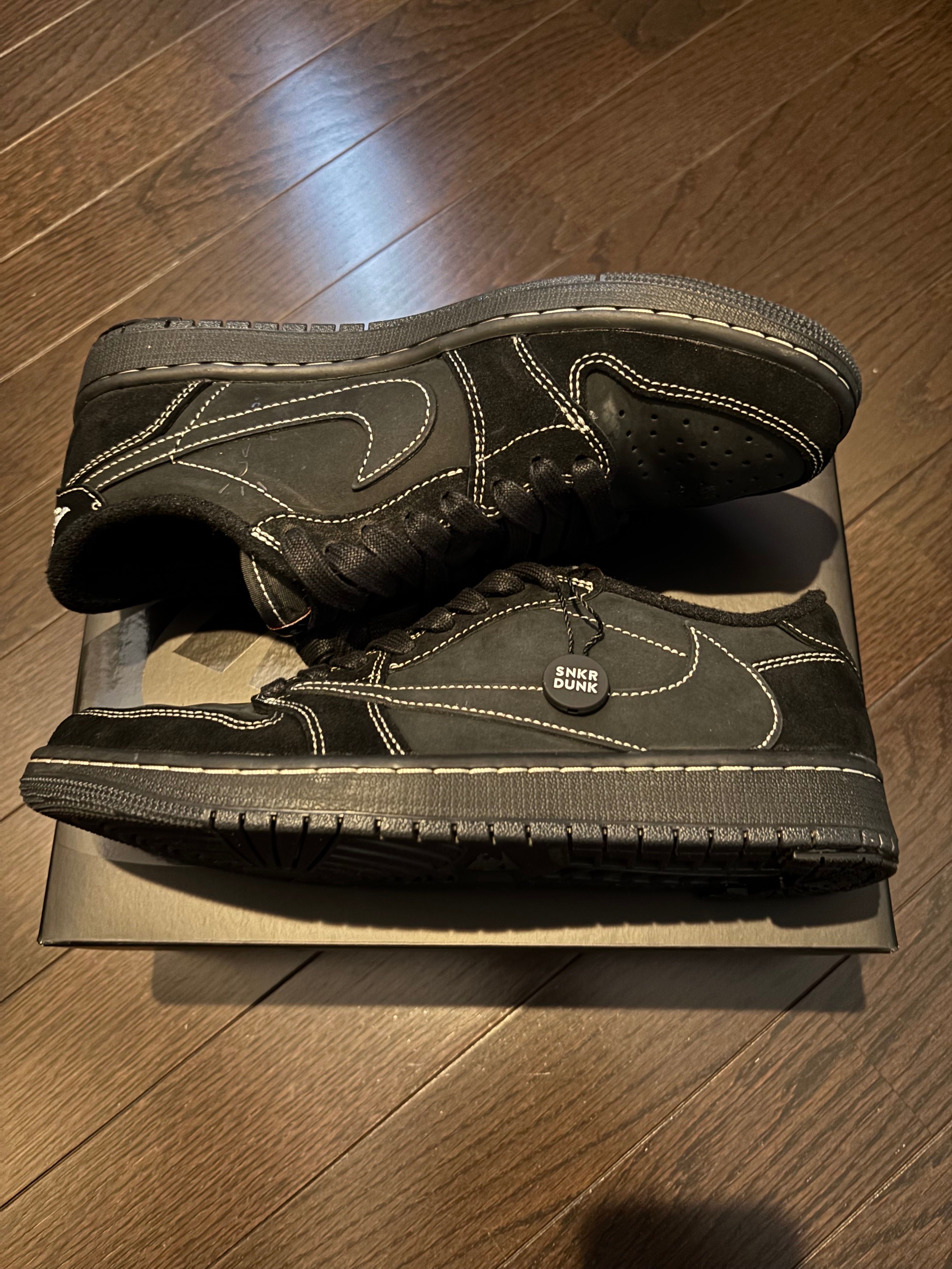 Travis Scott × Nike Air Jordan 1 Low OG SP "Black Phantom"