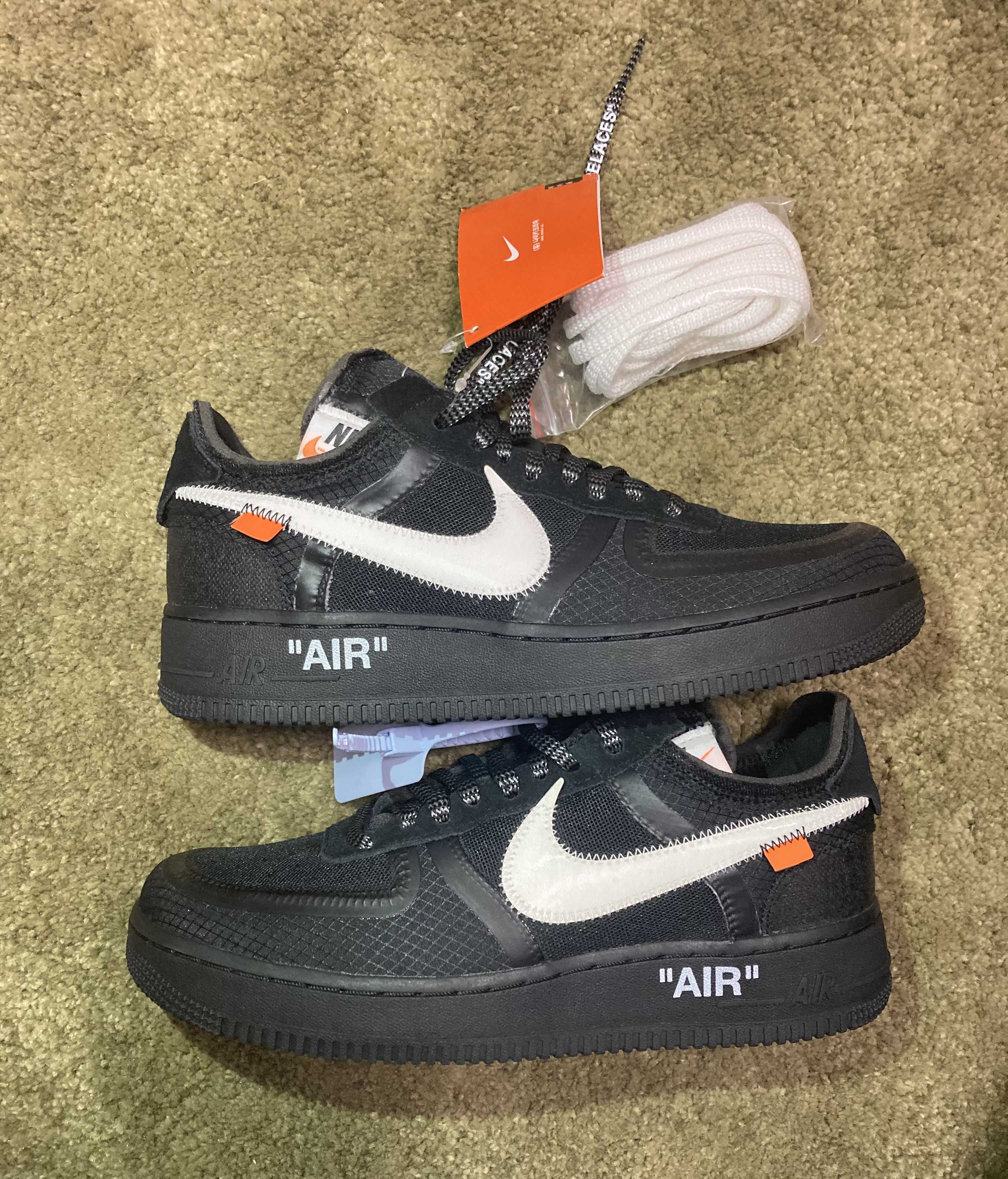 Off-White × Nike Air Force 1 Low "Black"