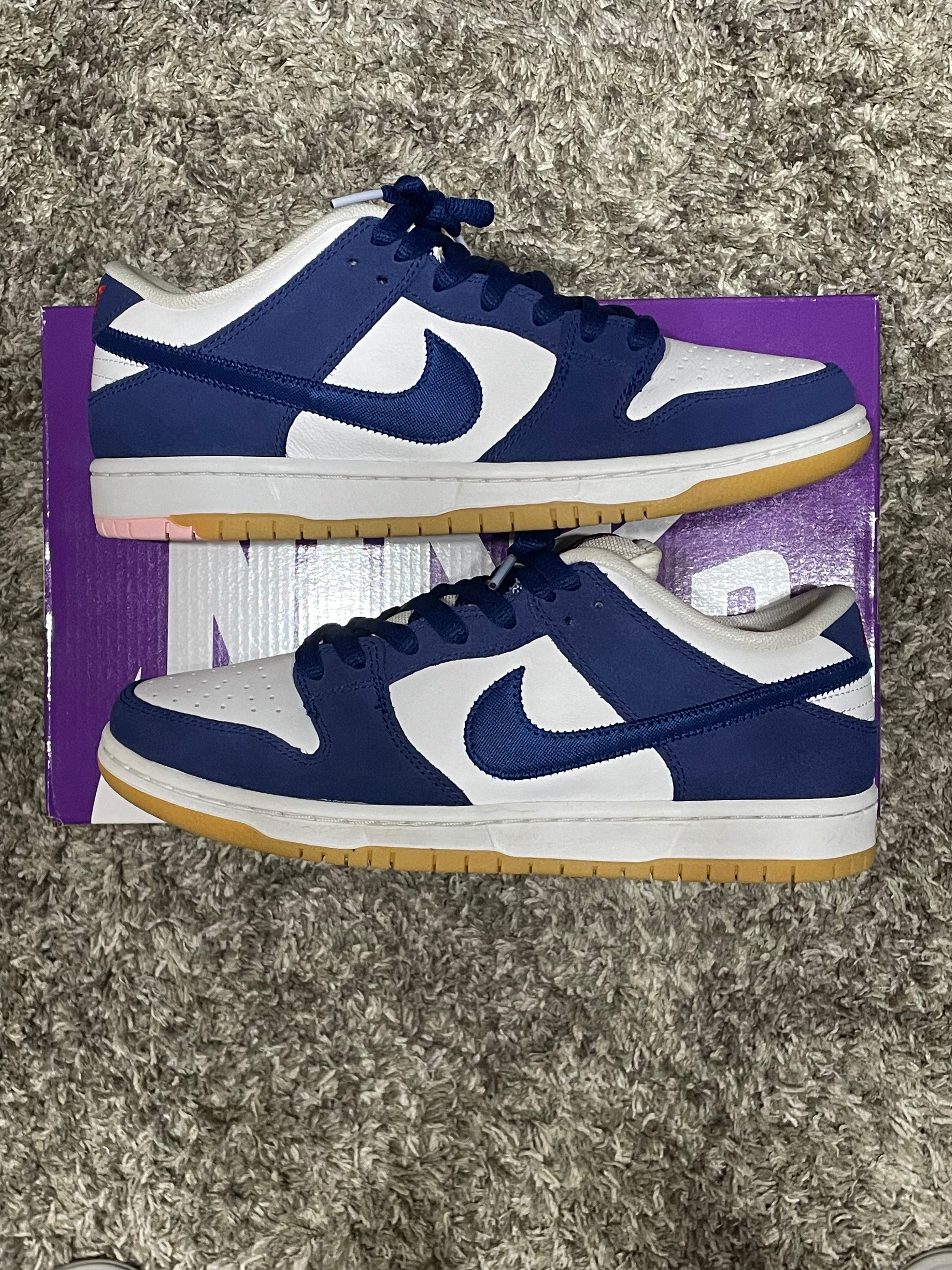 Nike SB Dunk Low "Los Angeles Dodgers/Deep Royal Blue"