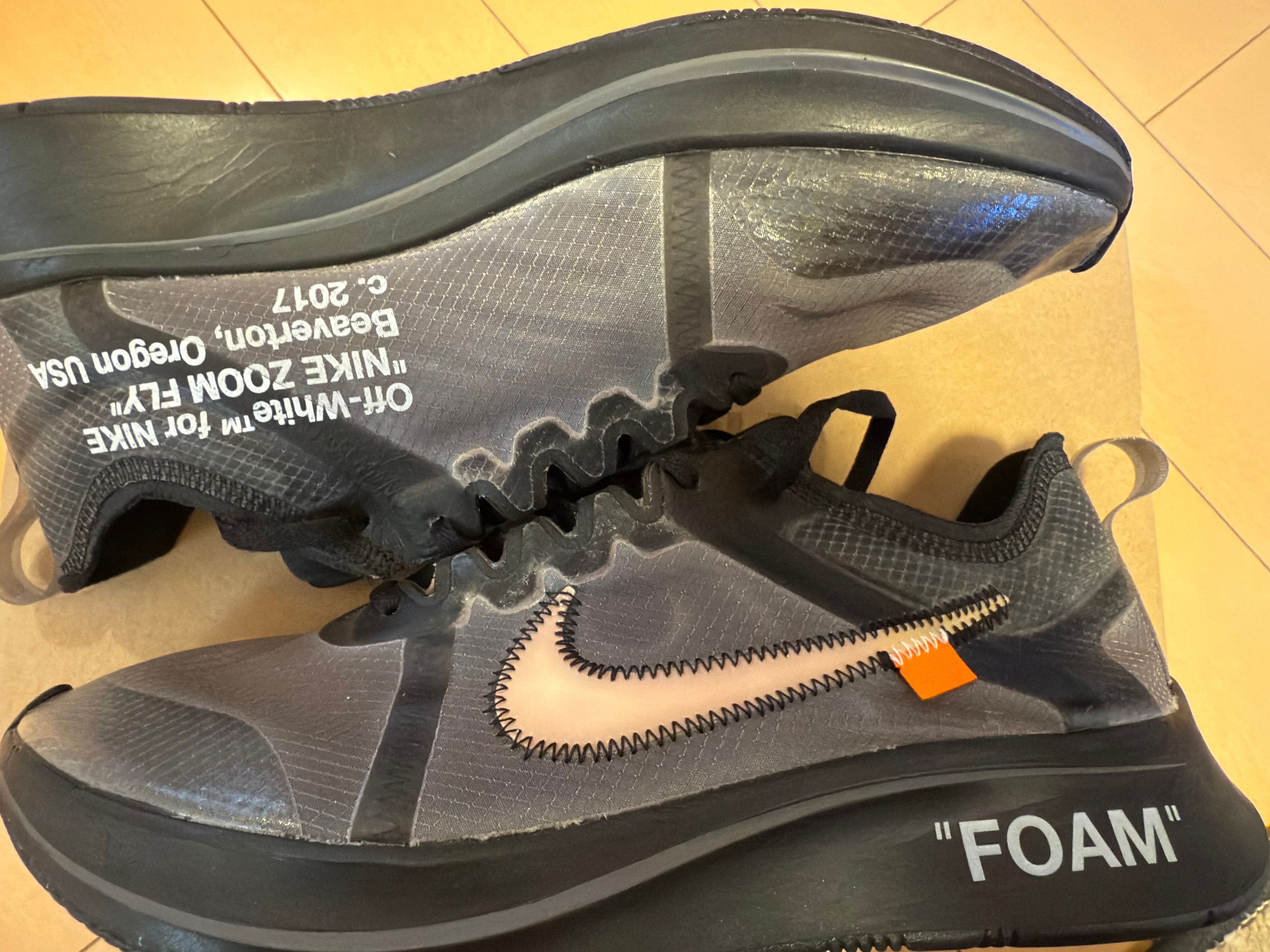 Off-White × Nike Zoom Fly "Black"