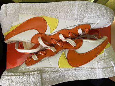 SACAI × NIKE BLAZER LOW "MAGMA ORANGE"