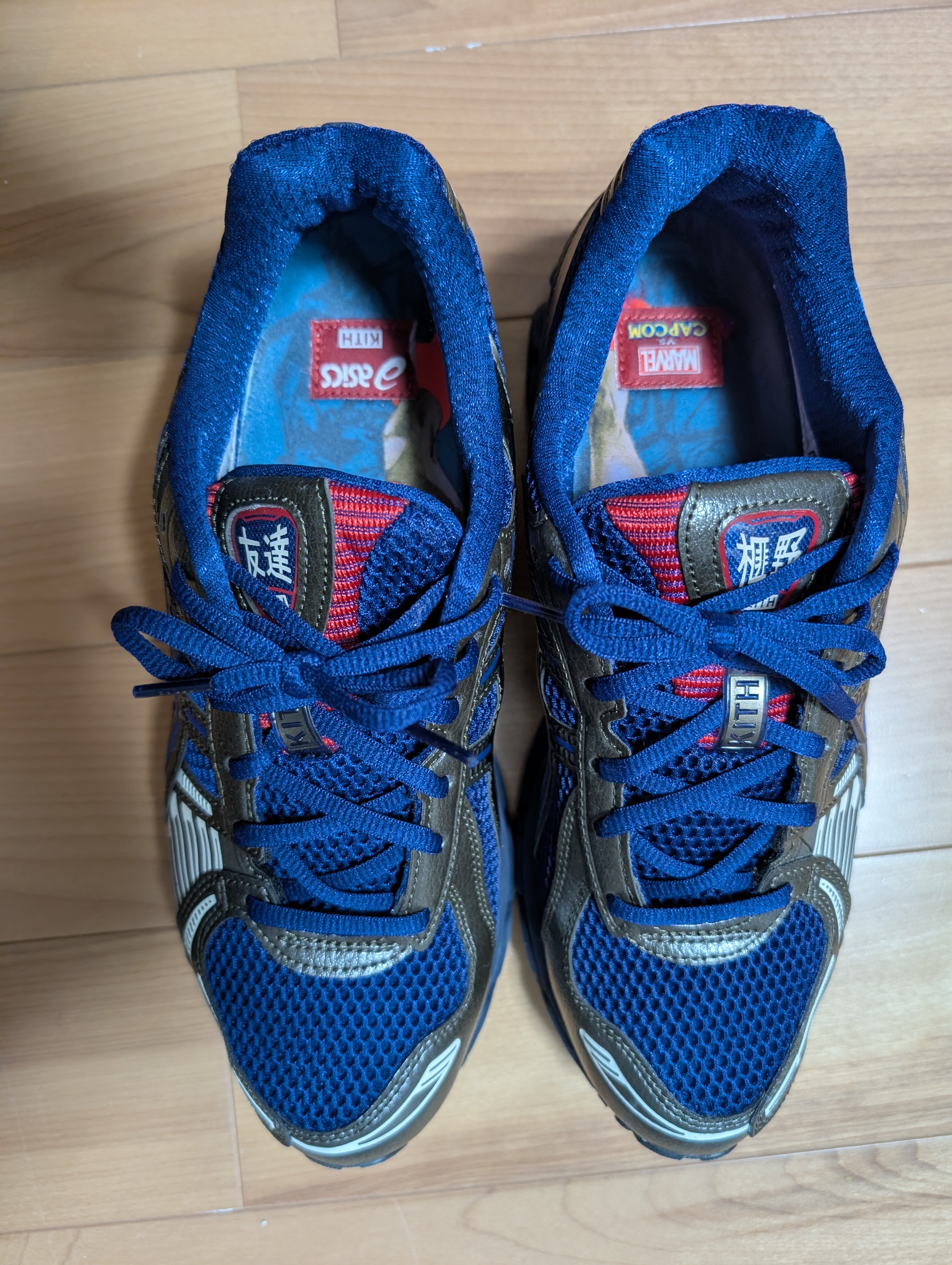 KITH × Marvel vs. Capcom × Asics Gel-Kayano 12.1 Double Box "Captain America vs. Guile"